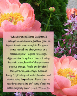 when I first discovered Enlightened Feelings I was oblivious to just how great an impact it would have on my life....