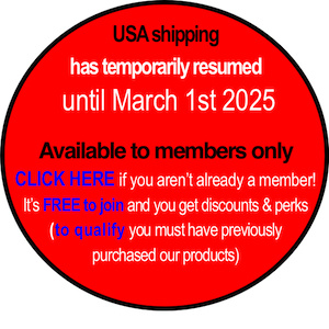 USA shipping has temporarily resumed until March 1, 2025